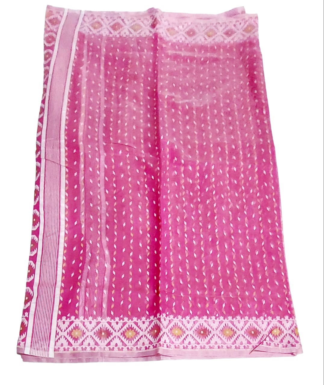 Purely Handmade Tant Silk Jamdani Saree