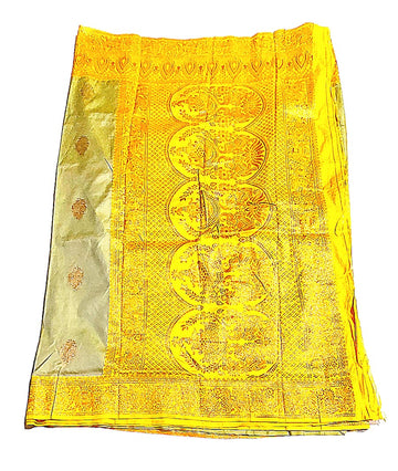 Fashweave Katan Silk Saree with Blouse Piece for Women