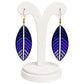 Purely Handmade Lightweight Terracotta Dangler Earrings (Leaf Design)