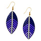 Purely Handmade Lightweight Terracotta Dangler Earrings (Leaf Design)