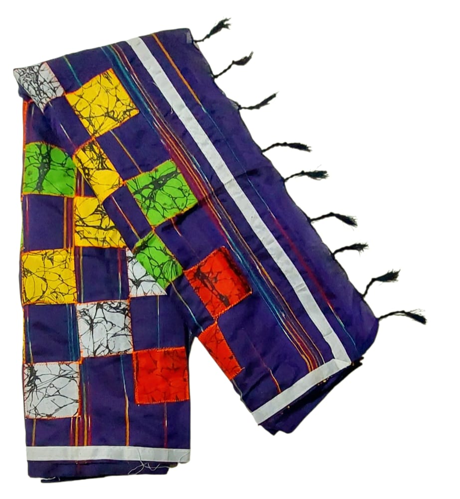 Pure Cotton  Patch Work Saree
