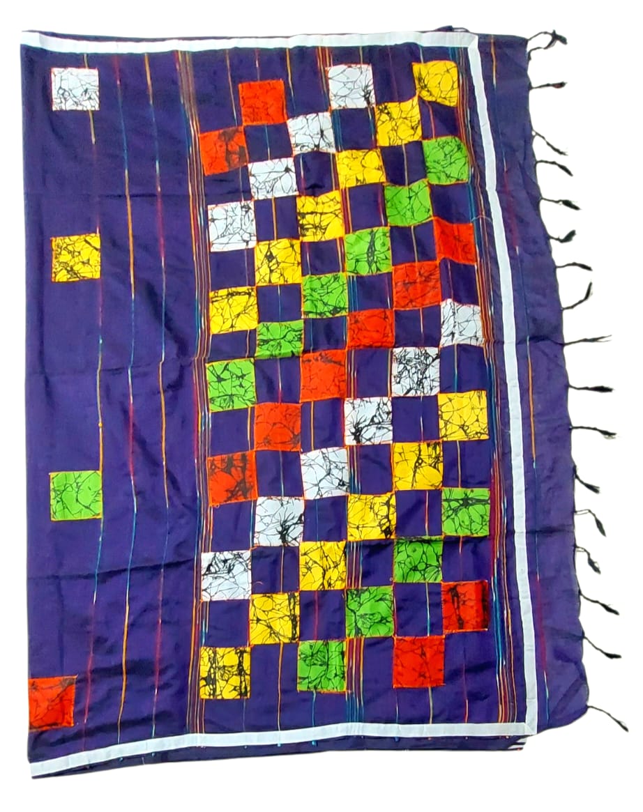Pure Cotton  Patch Work Saree