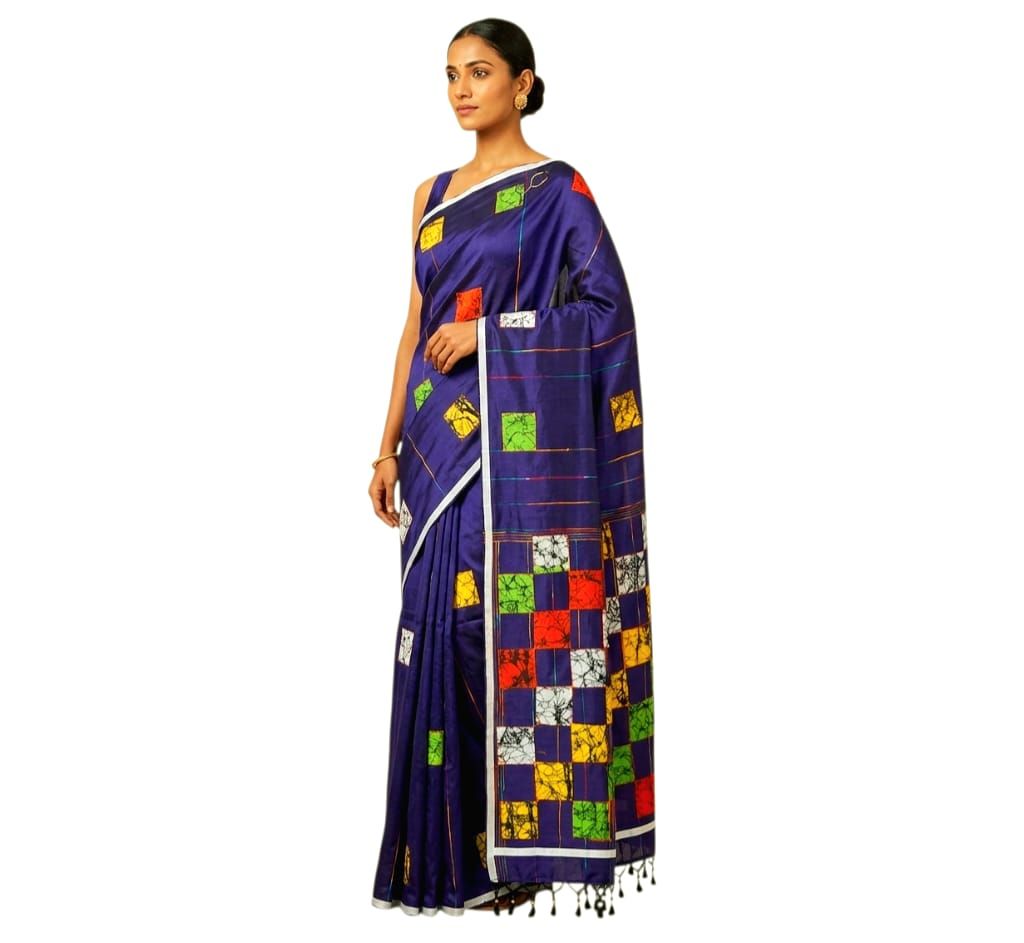 Pure Cotton  Patch Work Saree
