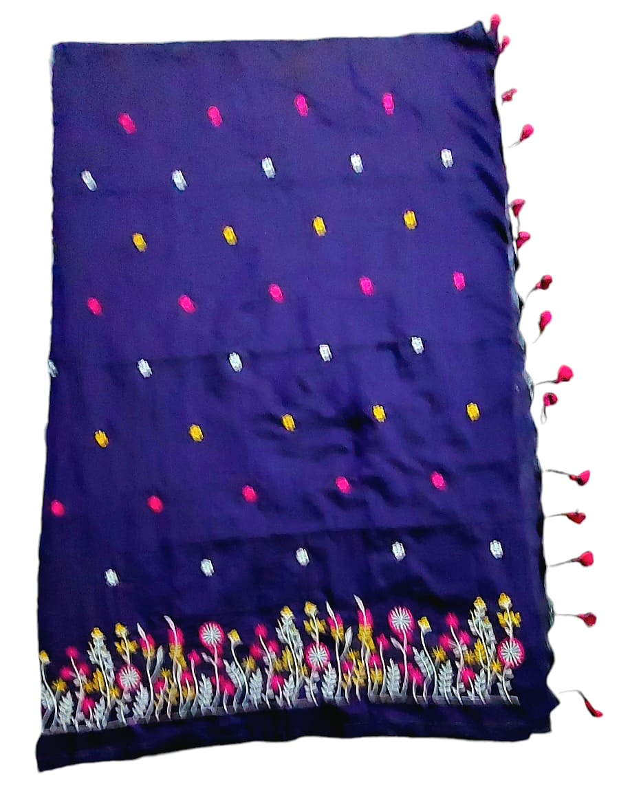 Fashweave Pure Cotton Embroidered Saree for Women and Girls | A Timeless Fusion of Traditional Craftsmanship and Contemporary Elegance, Perfect for Every Special Occasion
