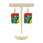 Multicolour Lightweight Terracotta Dangler ( Earrings)