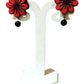 Floral Design Terracotta Stud Earrings