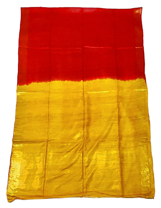 Premium Tussar Ghiccha Silk Saree  with Blouse Piece For Women & Girls