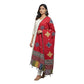 Elegant Ajrakh Hand Block Printed Cotton Dupatta