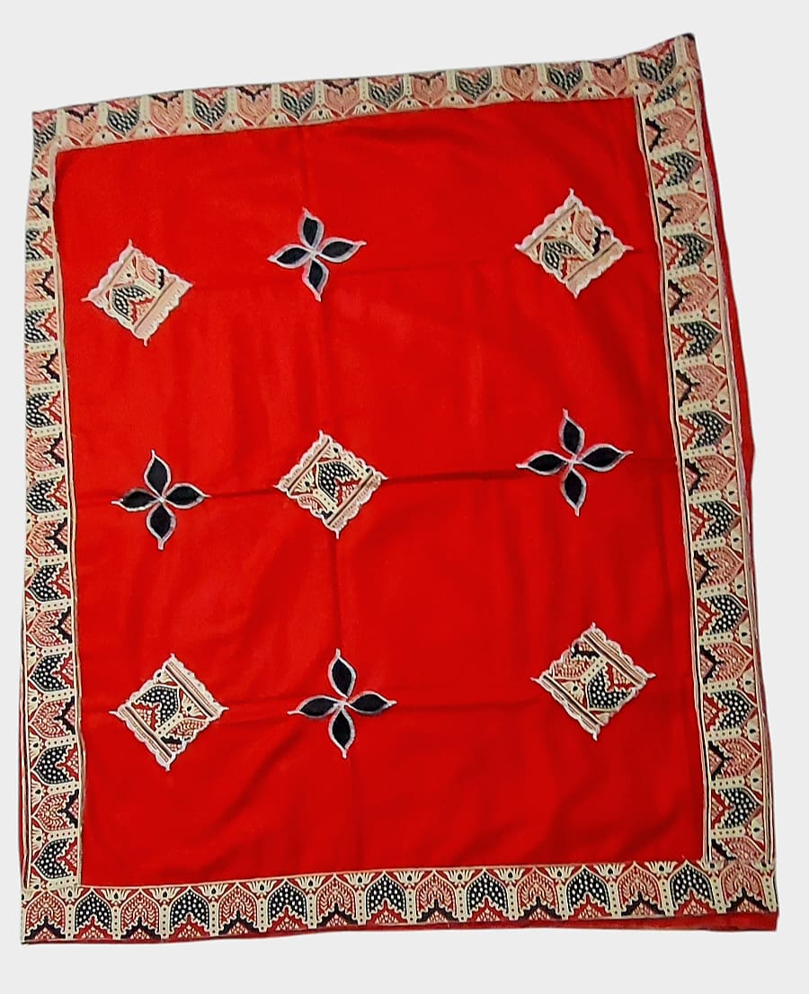 Handwoven Applique Patchwork Shawls for Women & Girls