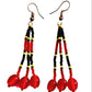 Purely Handmade Glass Beads Earrings