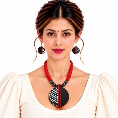 Purely Handmade Terracotta Thread Jewellery Sets