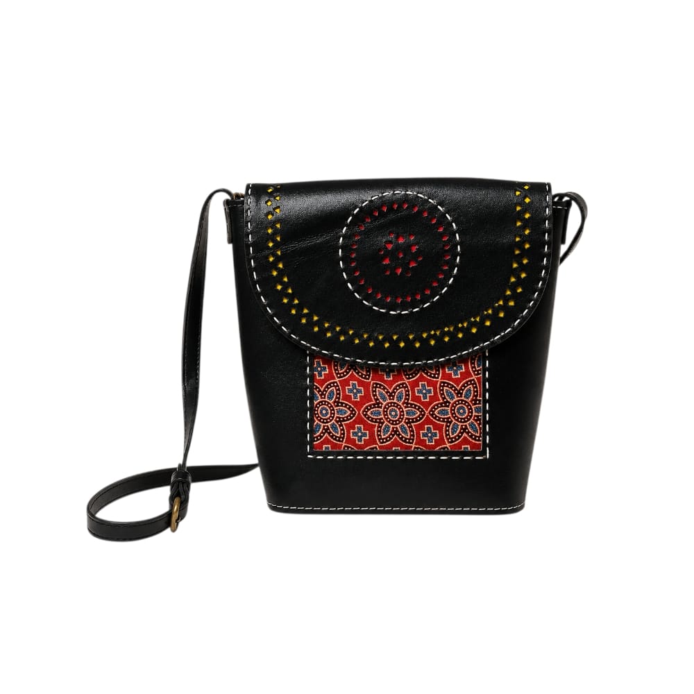 Handcrafted Pure Leather Bucket Style Sling Bag