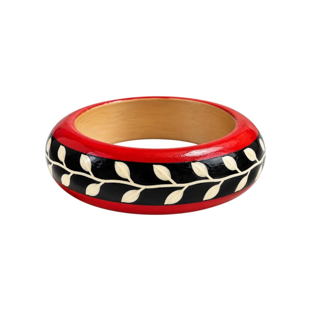 Purely Handmade Lightweight Wooden Kada Bangles