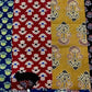 Pure Cotton Ajrakh Hand Block Printed Floral Design Patchwork Dupatta (With Tassels)