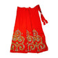 Kantha Stitch Hand Embroidered Women's Cotton Wrap Around Skirt