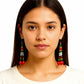 Purely Handmade Glass Beads Earrings