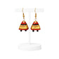 Purely Handmade Terracotta Metallic Conical Jhumka Designer Earrings