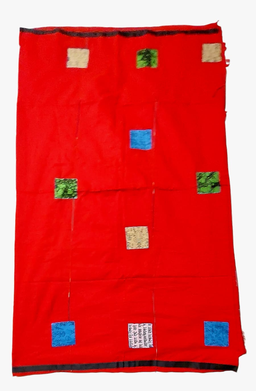 Pure Khadi Patch Work Saree
