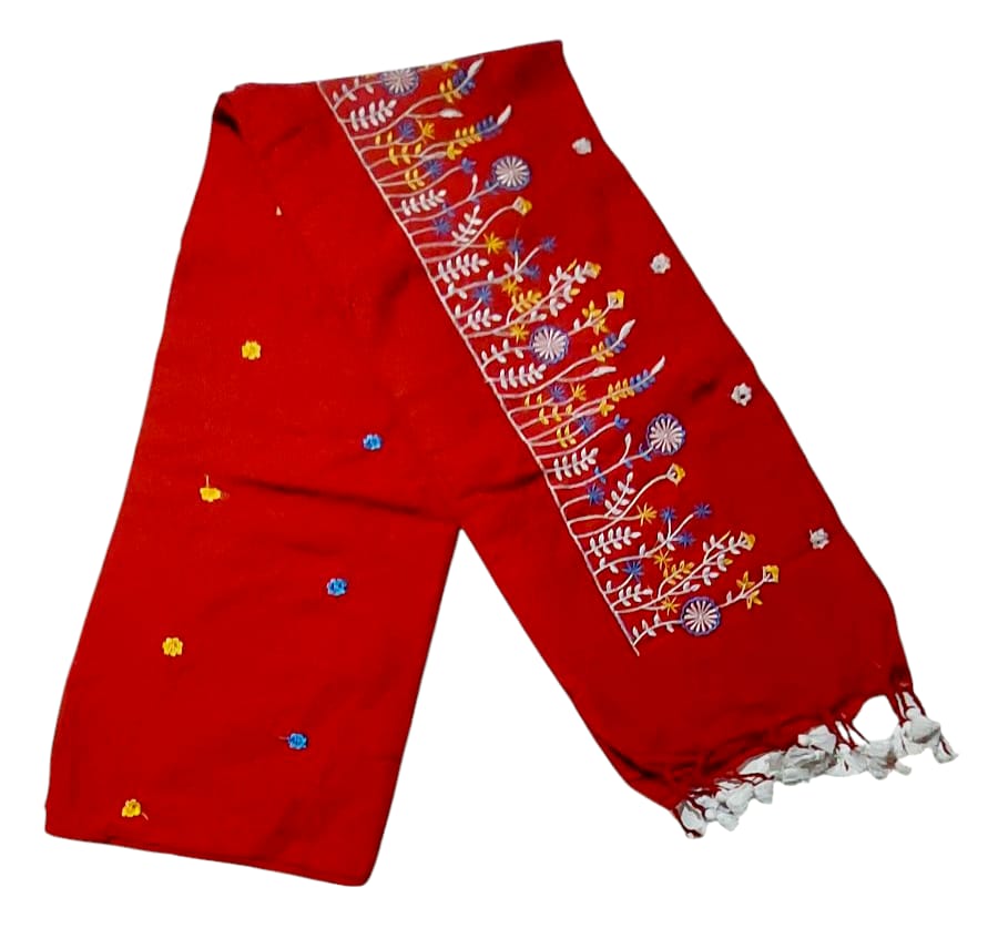 Fashweave Pure Cotton Embroidered Saree for Women and Girls | A Timeless Fusion of Traditional Craftsmanship and Contemporary Elegance, Perfect for Every Special Occasion