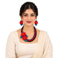 Purely Handmade Clay Jewellery Sets (With Earrings) for Women & Girls