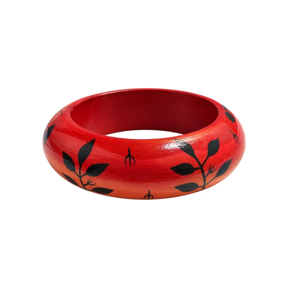 Purely Handmade Lightweight Wooden Kada Bangles