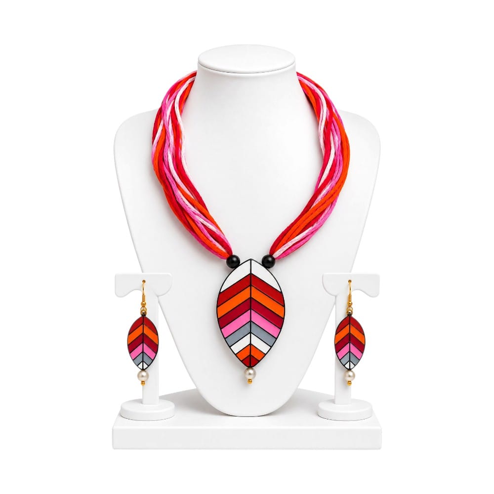 Purely Handmade Terracotta Thread Jewellery Sets