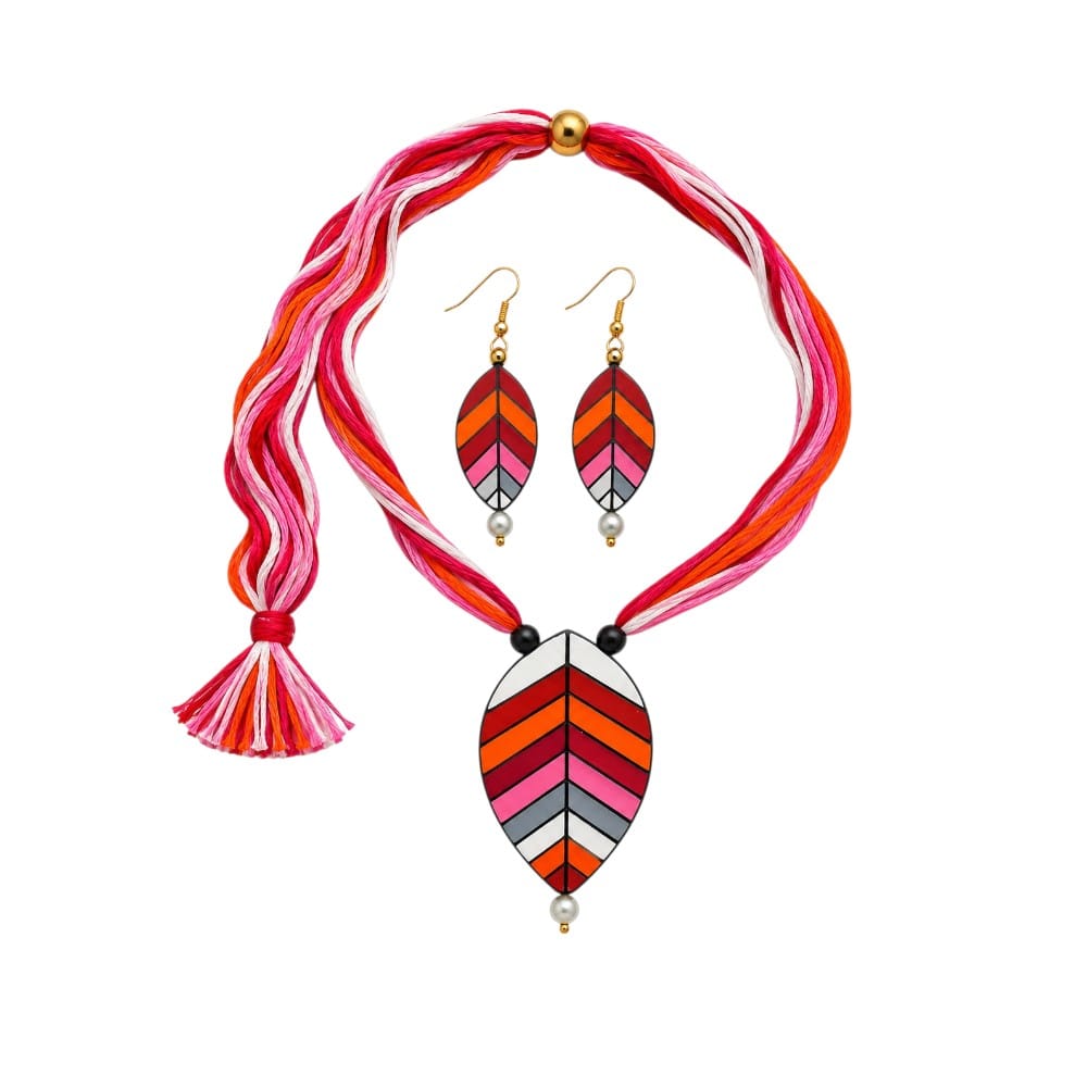 Purely Handmade Terracotta Thread Jewellery Sets