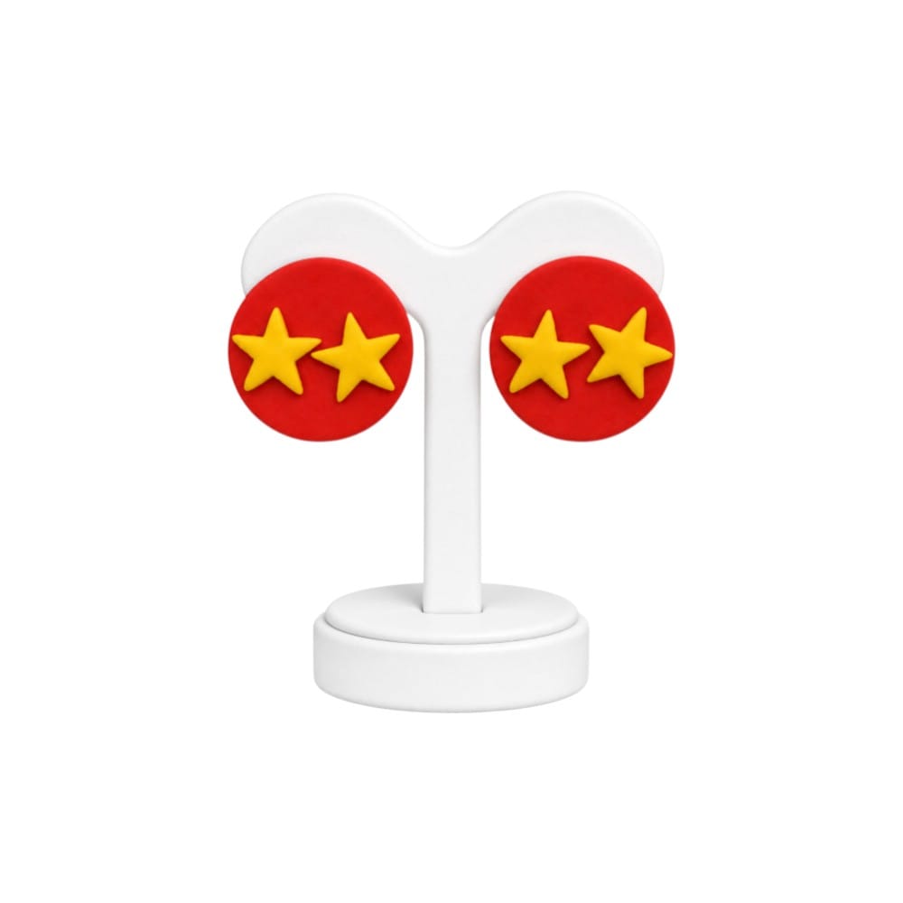 Purely Handmade Clay(Stud) Earrings