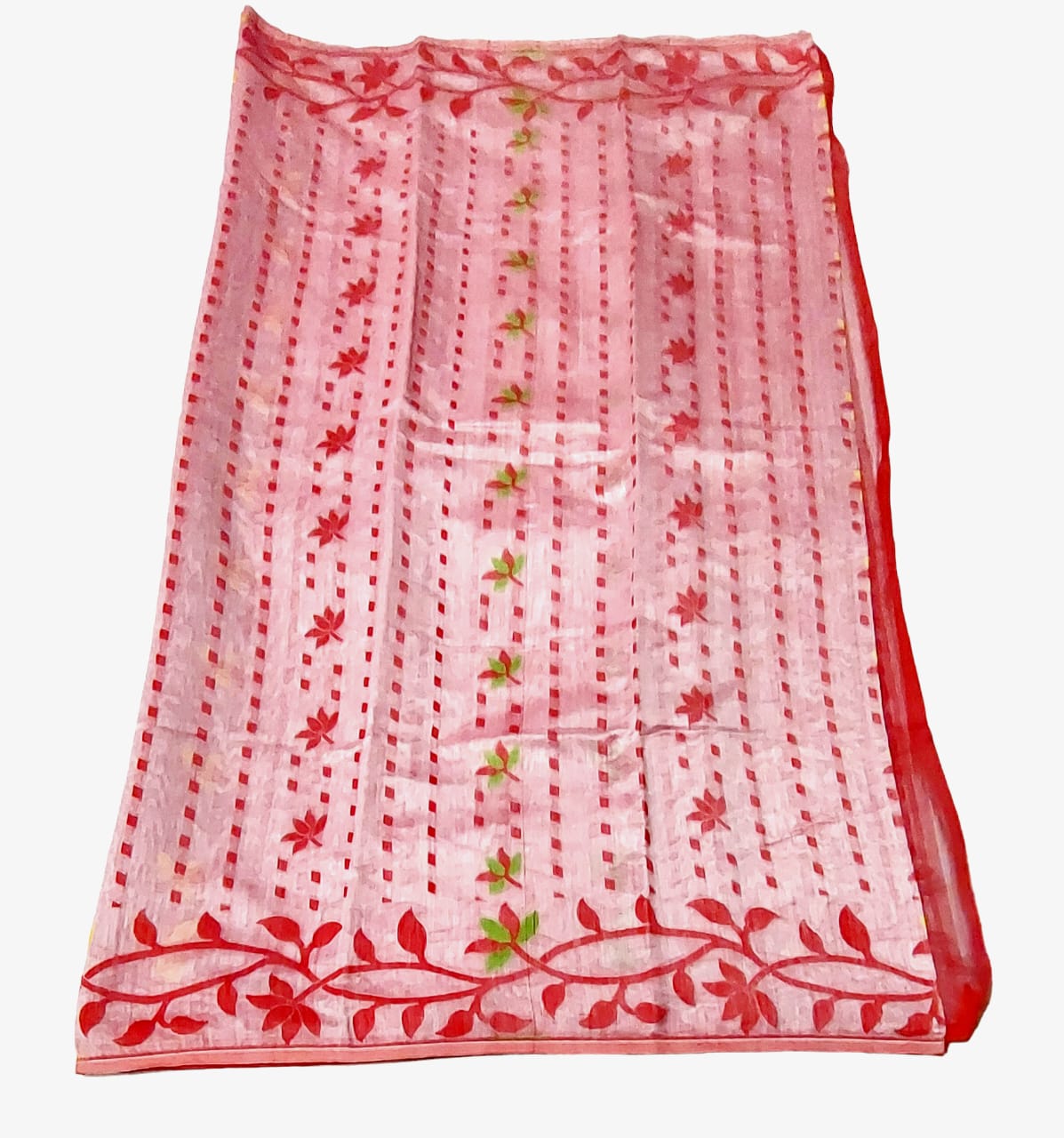 Exquisite Premium Handloom Cotton Jamdani Saree