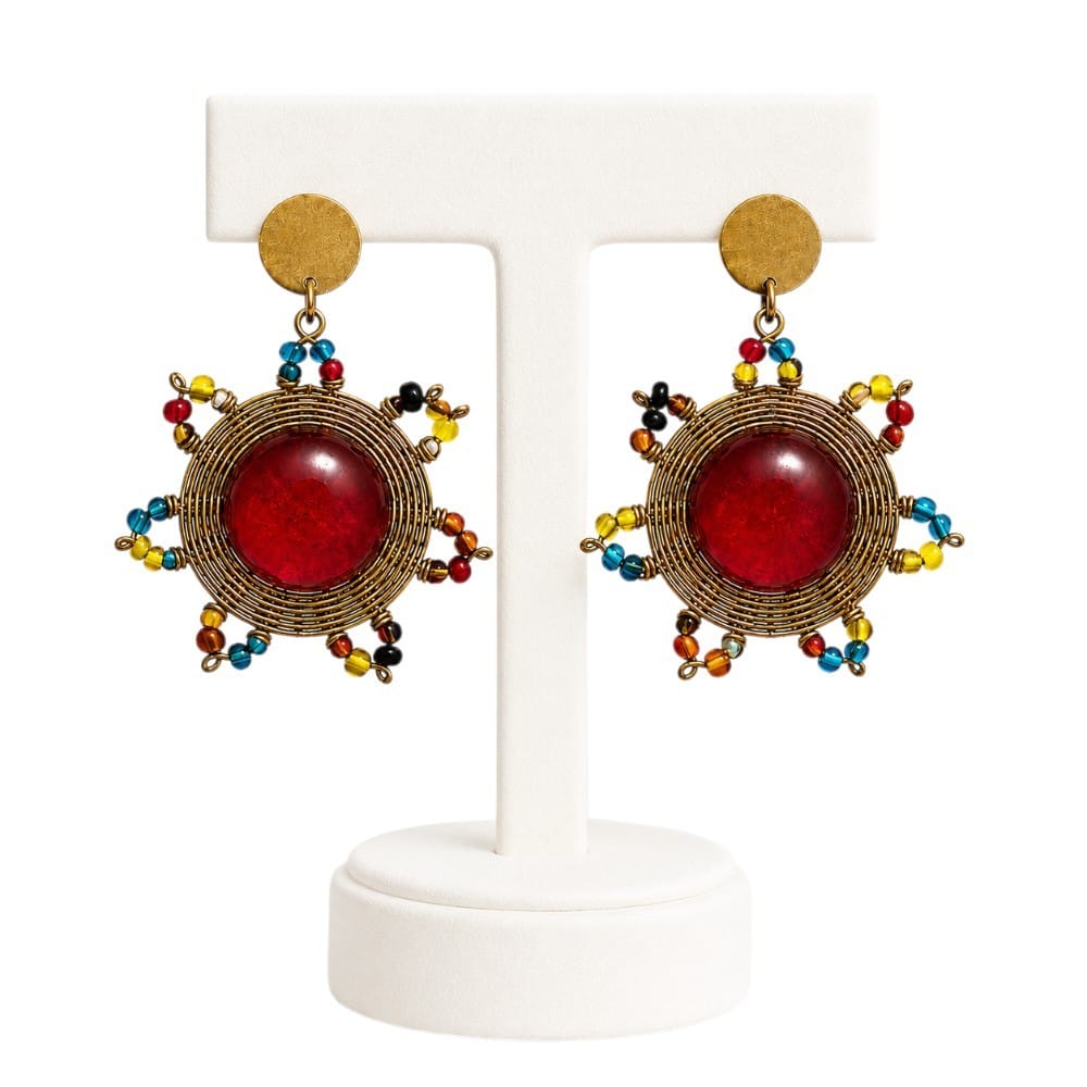 Purely Handmade Brass Earrings
