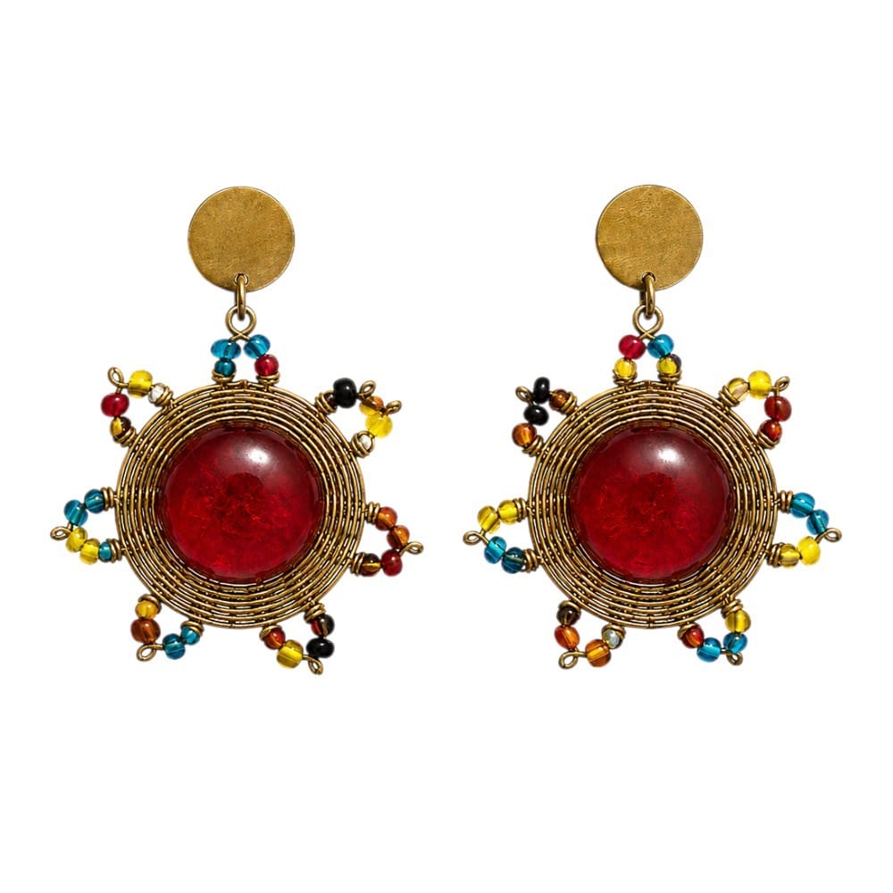 Purely Handmade Brass Earrings