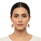 Purely Handmade Terracotta Metallic Conical Jhumka Designer Earrings