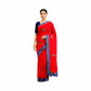 Pure Cotton Handmade Kalamkari Patchwork Saree