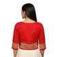 Hand Embroidered Gujarati Stitch Blouse Piece for Women & Girls