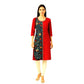Pure Cotton Hand Printed Kurti (with Sleeve/Sleeveless) with Kantha Hand Embroidery Work