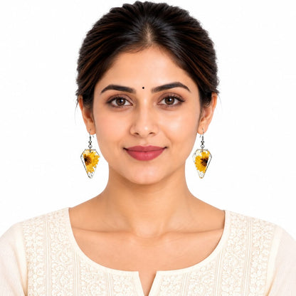 Premium Purely Handmade Resin Jewellery Earrings for Women & Girls