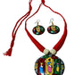 Terracotta Handpainted Jewellery Set