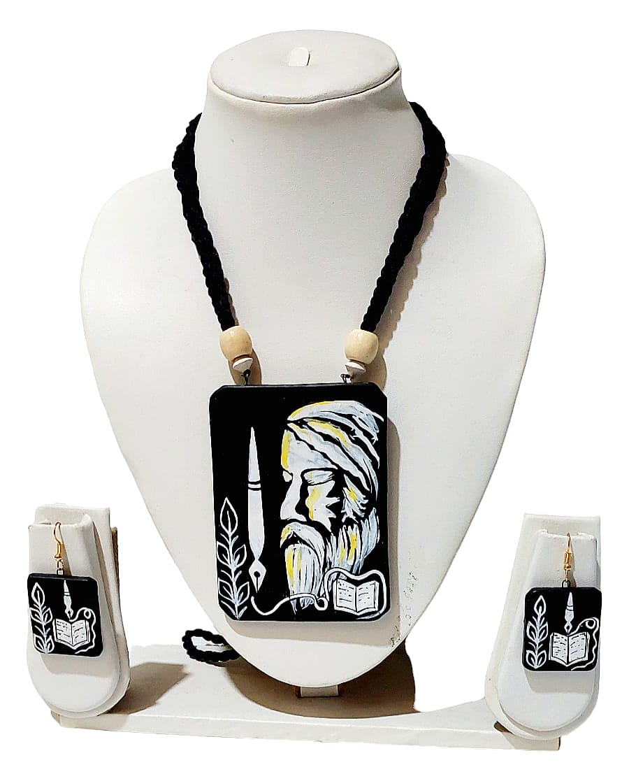 Terracotta Handpainted Jewellery Set
