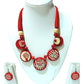 Handmade Terracotta Collar Necklace Set
