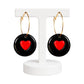 Purely Handmade Lightweight Clay Earrings For Women & Girls I Special Collection For Valentines Day