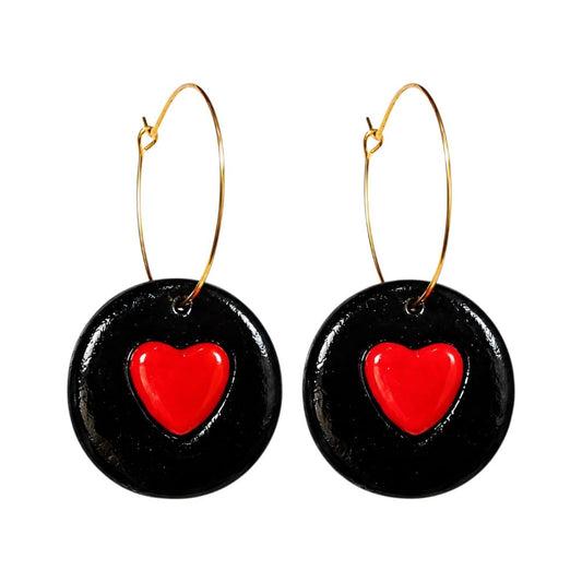 Purely Handmade Lightweight Clay Earrings For Women & Girls I Special Collection For Valentines Day