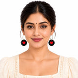Purely Handmade Lightweight Clay Earrings For Women & Girls I Special Collection For Valentines Day