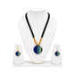 Lightweight Purely Handmade Terracotta Rope Necklace With Earrings