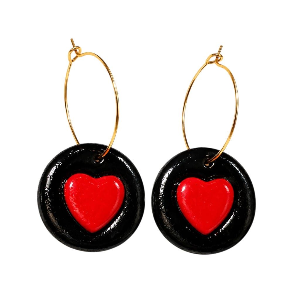 Purely Handmade Lightweight Clay Earrings For Women & Girls I Special Collection For Valentines Day