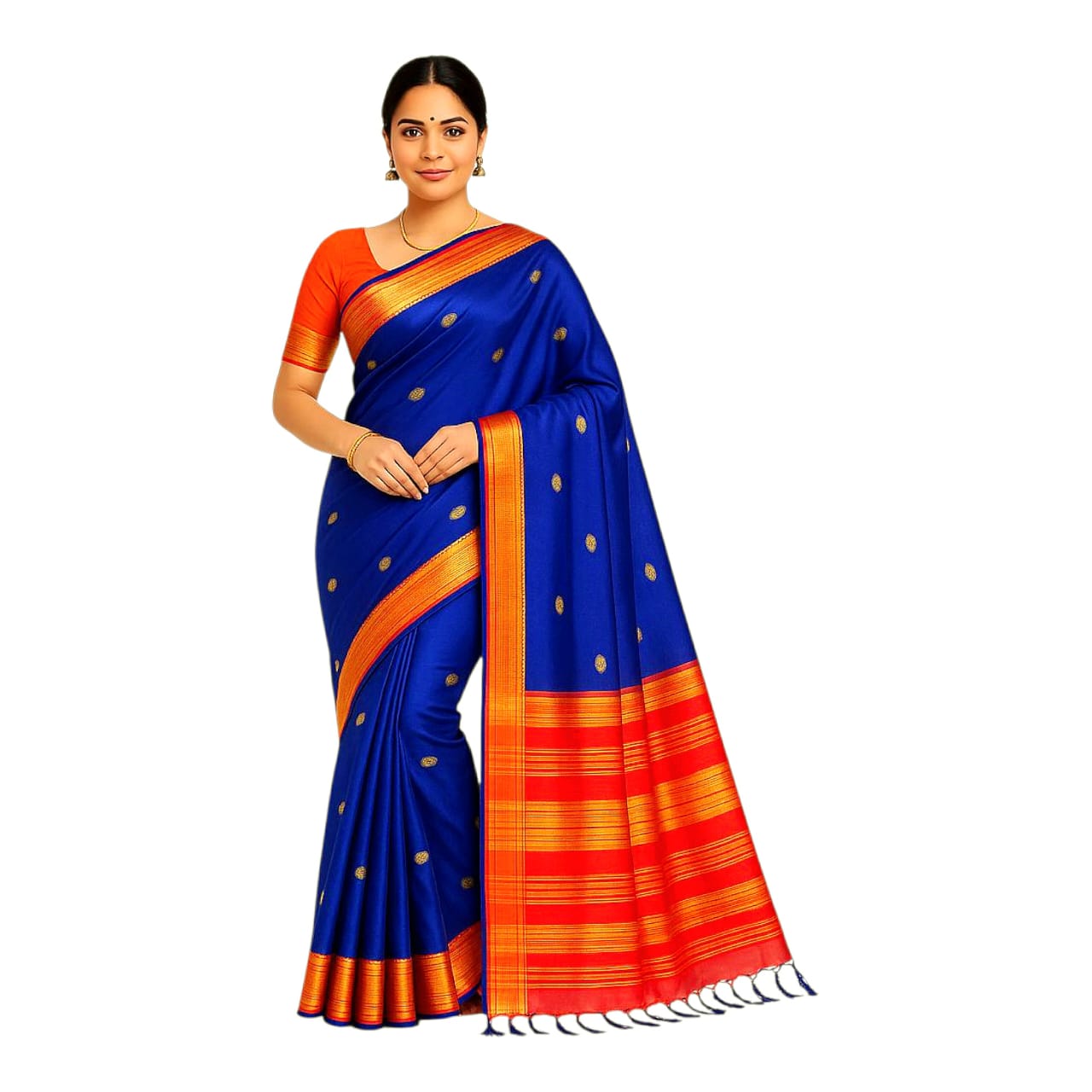 Exquisite Kadiyal Paithani Silk Saree