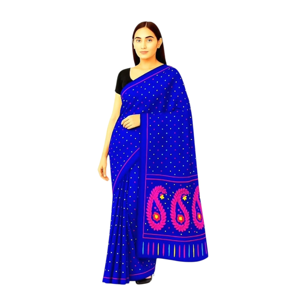 Exquisite Premium Handloom Cotton Jamdani Saree