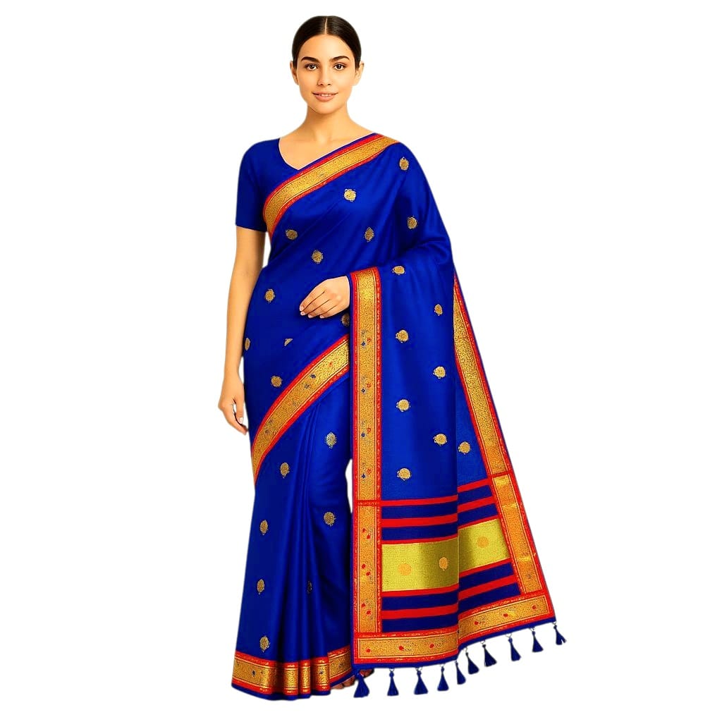 Exquisite Kadiyal Paithani Silk Saree