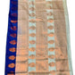 Women's Bomkai Silk Saree with Meenakari Thread & Golden Zari Work