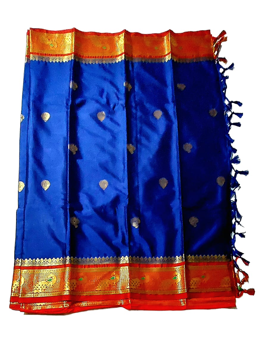 Exquisite Kadiyal Paithani Silk Saree