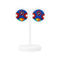 Purely Handmade Round Shaped Terracotta Stud Earrings